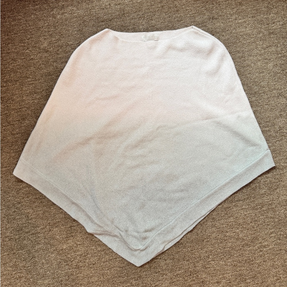 Barefoot Dreams Soft White Poncho